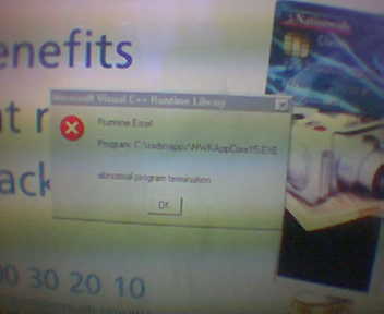 Cash point crash
